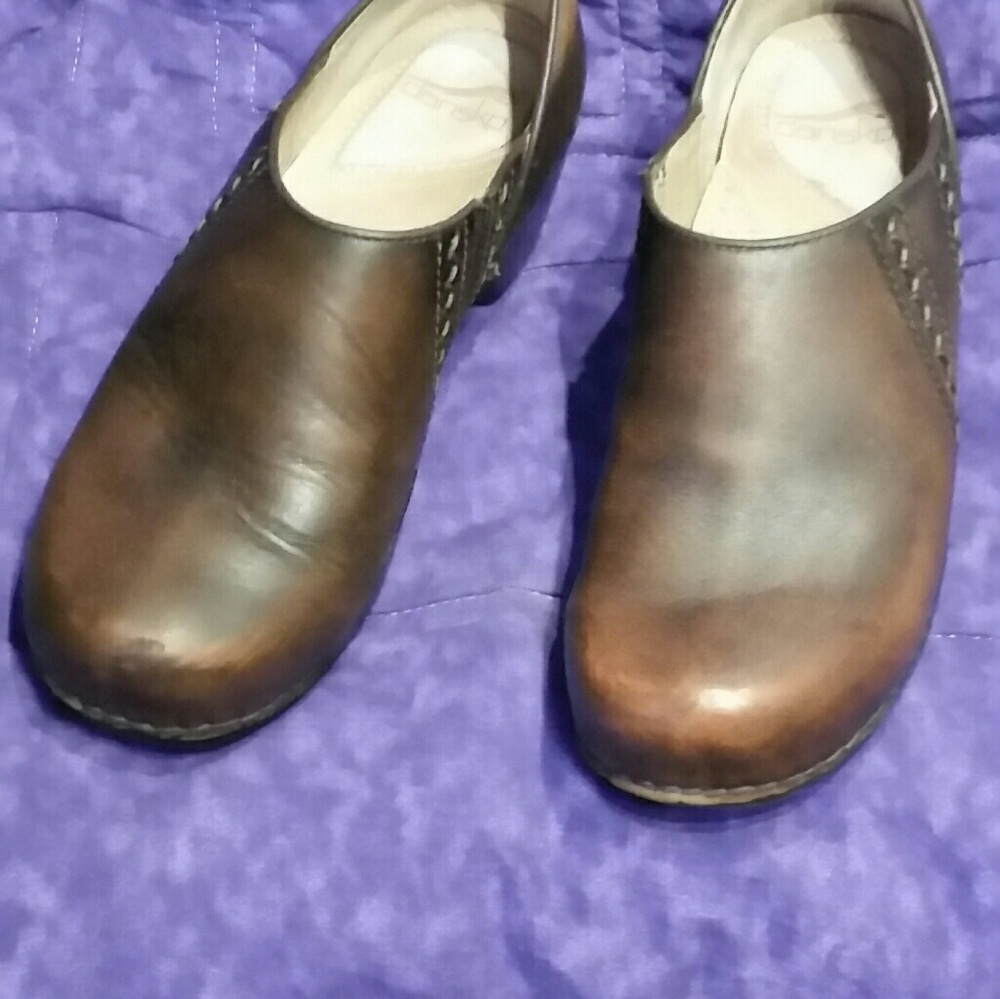 Dansko brown clogs size 8.5